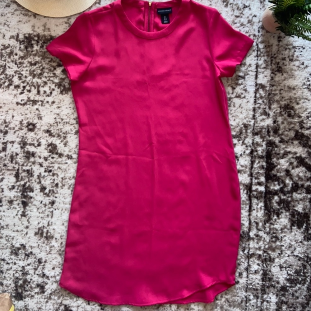 Mini Dress w/ Zipper Back